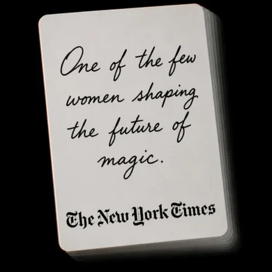 One of the few women shaping the future of magic. — The New York Times